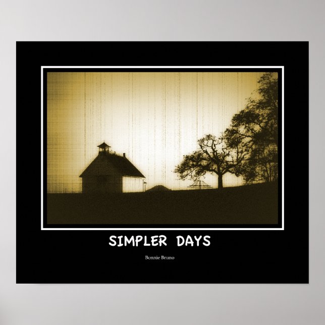 Simpler Days Poster (Front)