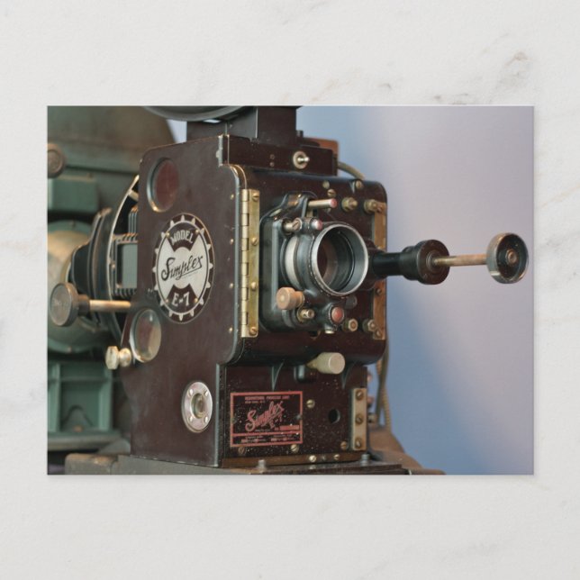 Simplex Theatre Projector Vintage Postcard (Front)