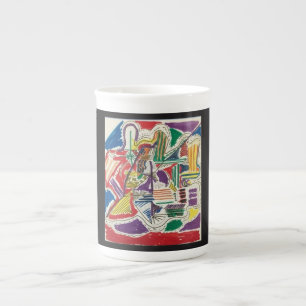 Simplicité Abstraite os Chine Mug