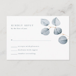 Simplicité de l'eucalyptus Réponse mariage