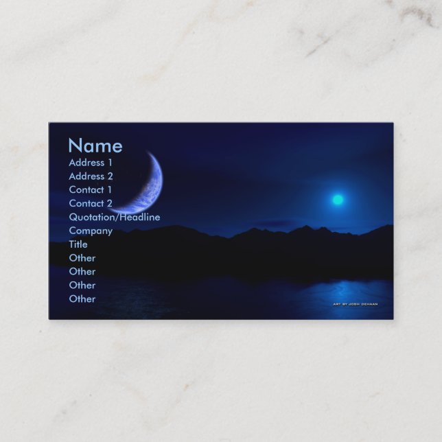 Simplicity Business Card Template (Front)