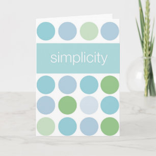 Simplicity Card