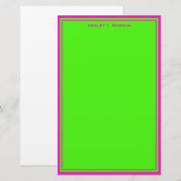 Simplicity DIY Frame & BG, Shocking Pink Lime