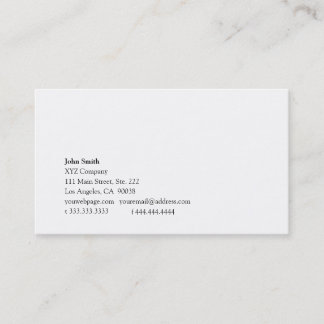 Simplicity ii business card