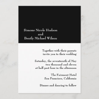 Simplicity Invitations