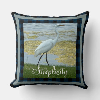 Simplicity Lakehouse Throw Pillow