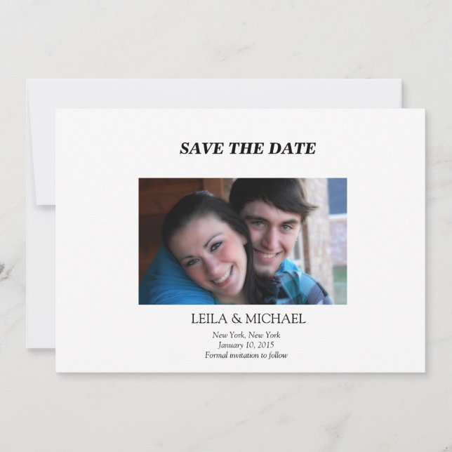 Simplicity Save The Date (Front)