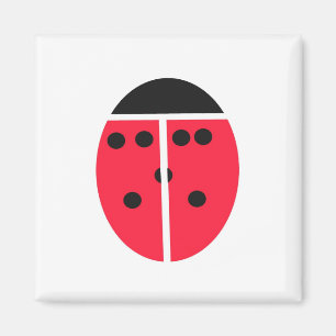 simplified ladybug magnet