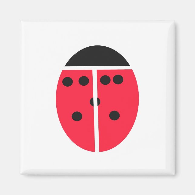 simplified ladybug magnet (Front)