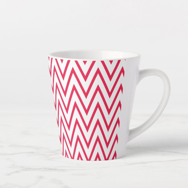 Simplified motives pattern 10 latte mug (Right)