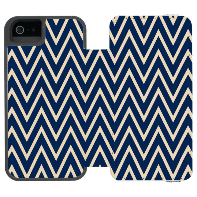 Simplified motives pattern 3 incipio iPhone wallet case (Folio Open)
