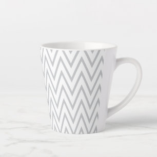 Simplified motives pattern 8 latte mug