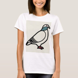 Simplified Pigeon Graphic Tee