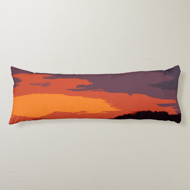 Simplified sunset body pillow (Front)
