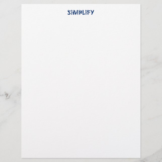 Simplify (Front)