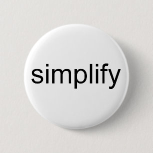 Simplify 2 Inch Round Button
