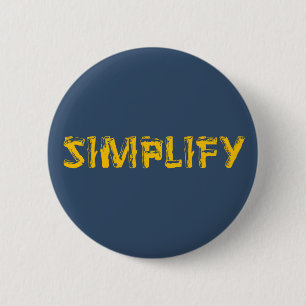 Simplify 2 Inch Round Button