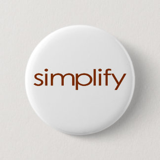Simplify 2 Inch Round Button
