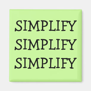 SIMPLIFY MAGNET