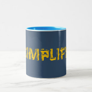 Simplify Two-Tone Coffee Mug