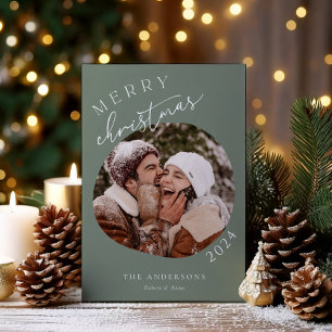 Simplistic Photo Holiday Card 