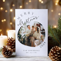 Simplistic Photo Holiday Card 