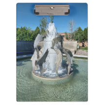 Simplot Square Fountain Photo Pocatello Clipboard