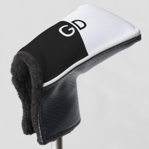 Simply 2 colours & your Monogram + your ideas Golf Head Cover