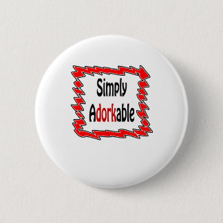 Simply Adorkable 2 Inch Round Button