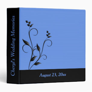 Simply Beautiful Blue Wedding Binder