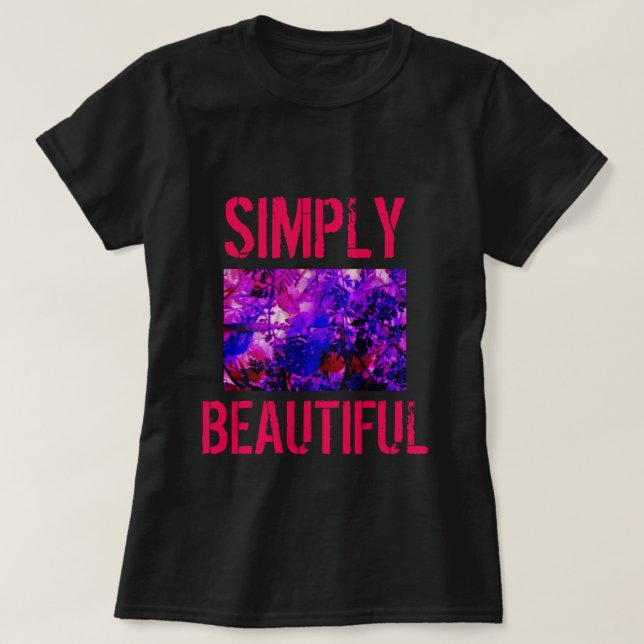 SIMPLY BEAUTIFUL COVER FOR THE iPad MINI T-Shirt (Design Front)