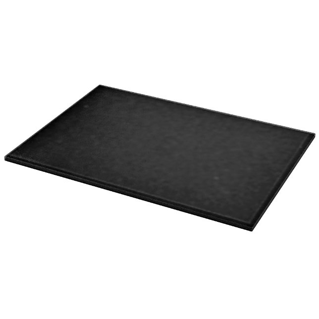 Simply Black Solid Colour Customize It Cutting Board (Corner)