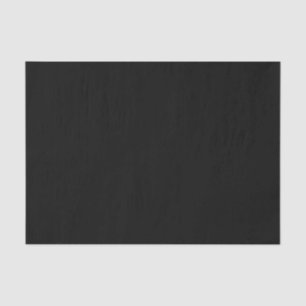 Simply Black Solid Colour Customize It Tissue Paper