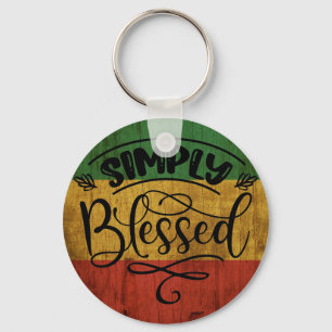 Simply Blessed Keychain