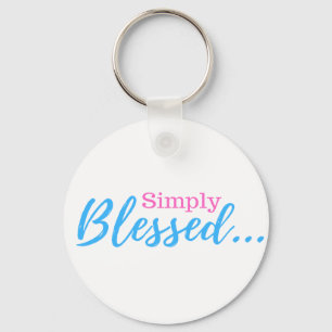 Simply Blessed Keychain