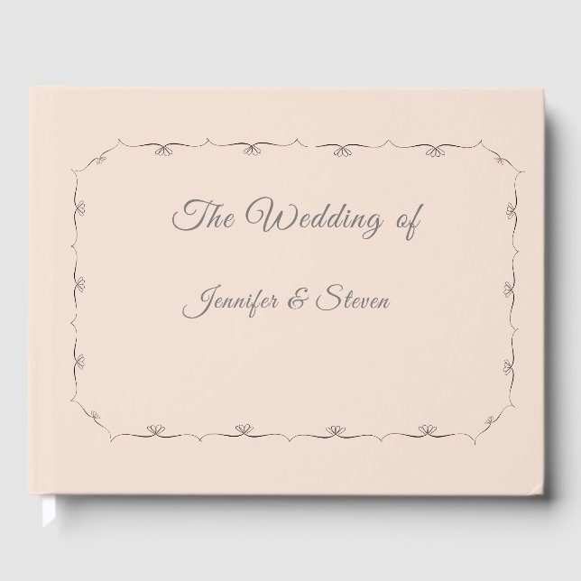 Simply Catholic Wedding Guest Book (Front)