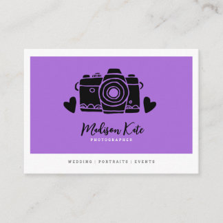 Simply Chic Camera Business Cards