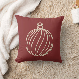 Simply Christmas Collection - Bauble Throw Pillow