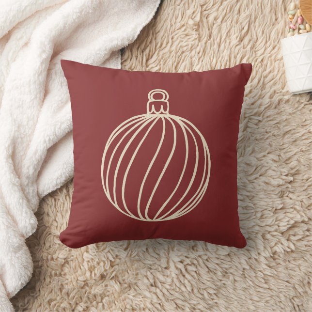 Simply Christmas Collection - Bauble Throw Pillow (Blanket)