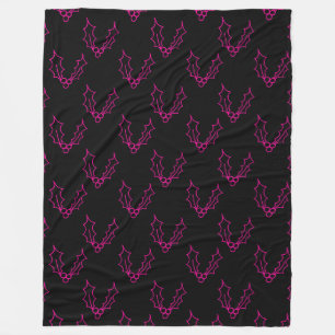 Simply Christmas Collection - Holly Fleece Blanket
