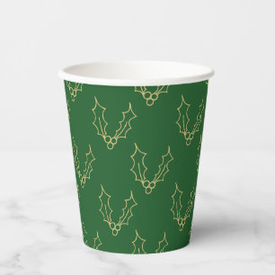 Simply Christmas Collection - Holly Paper Cups
