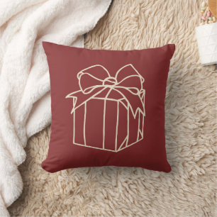 Simply Christmas Collection - Present Throw Pillow