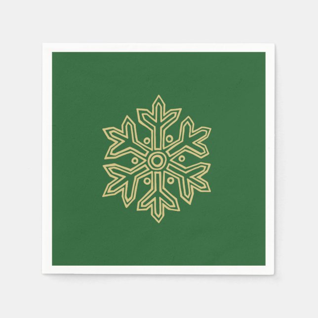 Simply Christmas Collection - Snowflake Napkin (Front)