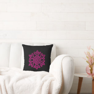 Simply Christmas Collection - Snowflake Throw Pillow