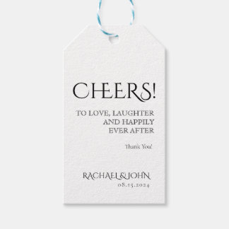 Simply Classic Wine Shooter Favour Tag