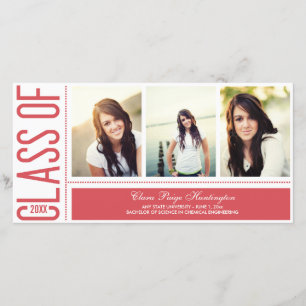 Simply Cool Graduation Announcement