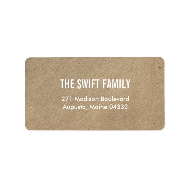 Simply Crafted Address Labels (Front)