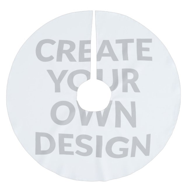 Simply - Create Your Own  Brushed Polyester Tree Skirt (Front)