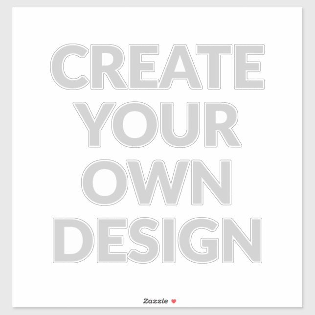 Simply - Create Your Own Custom-Cut Vinyl Sticker (Sheet)