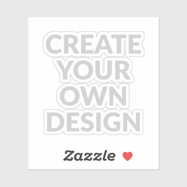 Simply - Create Your Own Custom-Cut Vinyl Sticker (Sheet)